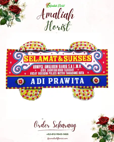 Papan Bunga Ucapan Selamat Sumolawang